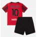 AC Milan Rafael Leao #10 Hjemmedraktsett Barn 2023-24 Kortermet (+ Korte bukser)